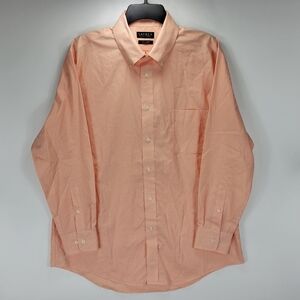 Lauren Ralph Lauren Long Sleeve Dress Shirt Gingham Plaid Men 16.5 32/33 Large L